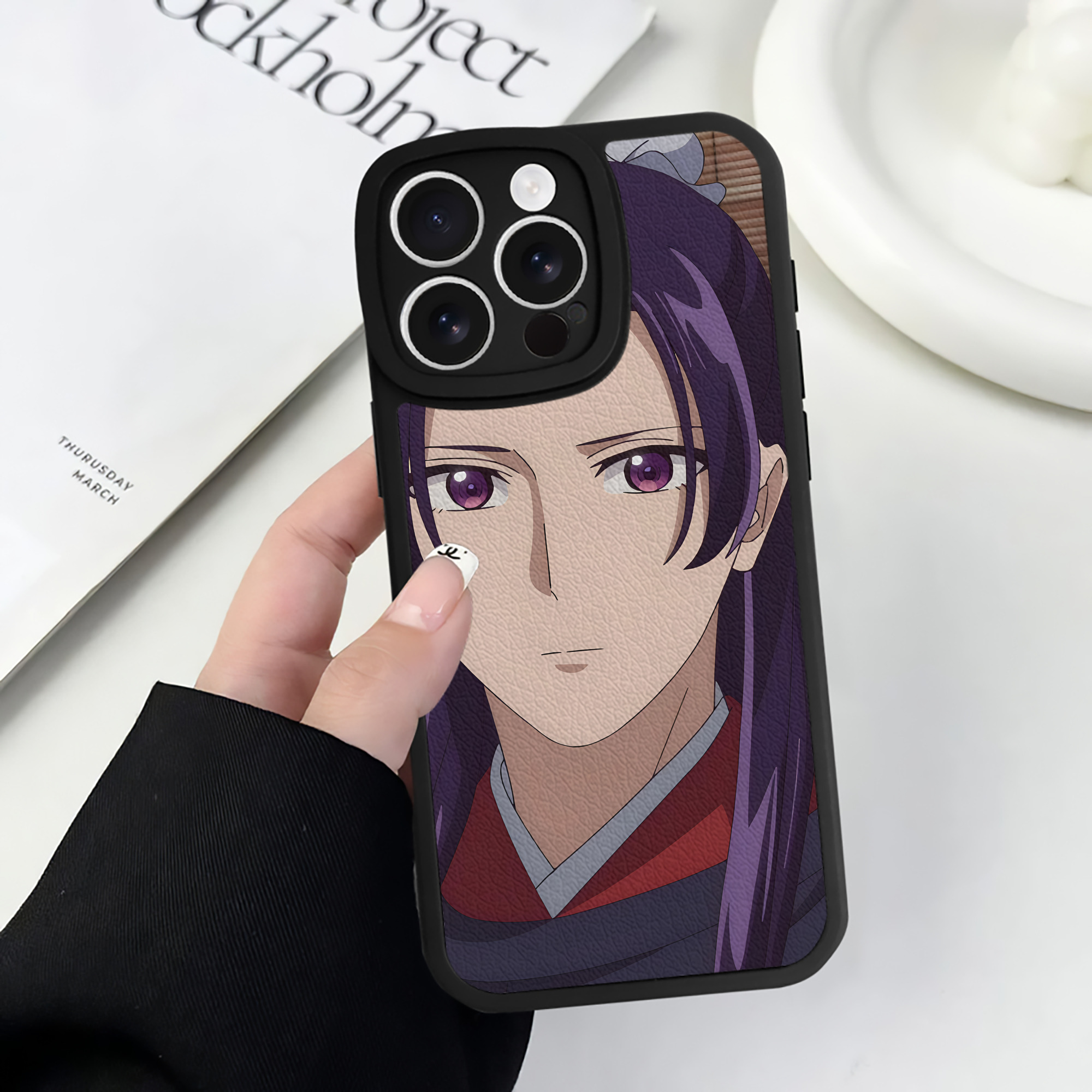 薬屋のひとりごと The Apothecary Diaries 【iPhone 16シリーズ対応】シリコンスマホケース（レザー調） 材質：シリコン